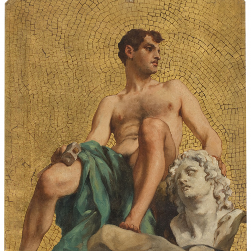 image for: Francesc Sans Cabot - Figura al·legòrica. L&#039;Escultura - 1874