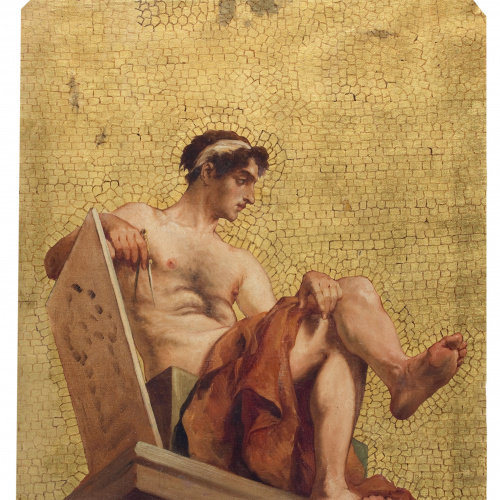 image for: Francesc Sans Cabot - Figura al·legòrica. L&#039;Arquitectura - 1874