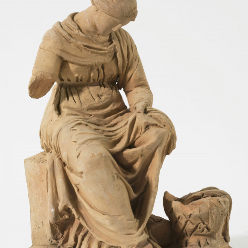 image for: Damià Campeny - Dona cosint - Cap a 1815-1840