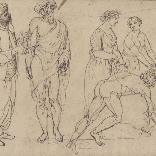 image for: Josep Bernat Flaugier - Estudis de figures - Cap a 1800-1812