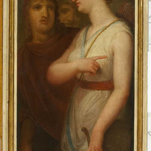 image for: Josep Bernat Flaugier - Dona amb arc - Cap a 1800-1810