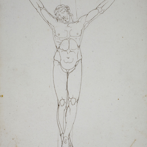 image for: Josep Bernat Flaugier - Crucifixió - Cap a 1807