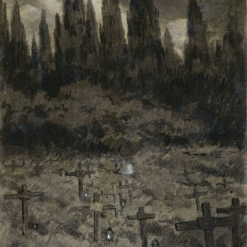 image for: Antoni Fabrés - Cementiri - Cap a 1880