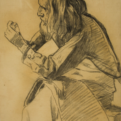 image for: Antoni Fabrés - Estudi d'home vell - Cap a 1903-1906