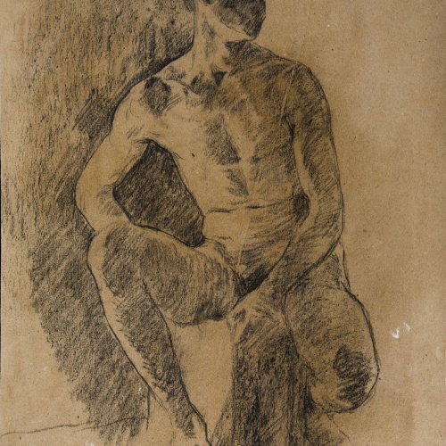 image for: Antoni Fabrés - Estudi d&#039;home nu - Cap a 1902-1906