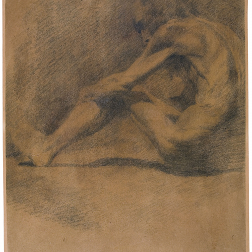 image for: Antoni Fabrés - Estudi de nu masculí - Cap a 1904