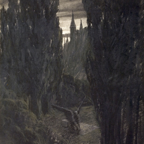 image for: Antoni Fabrés - Nocturn - Cap a 1880