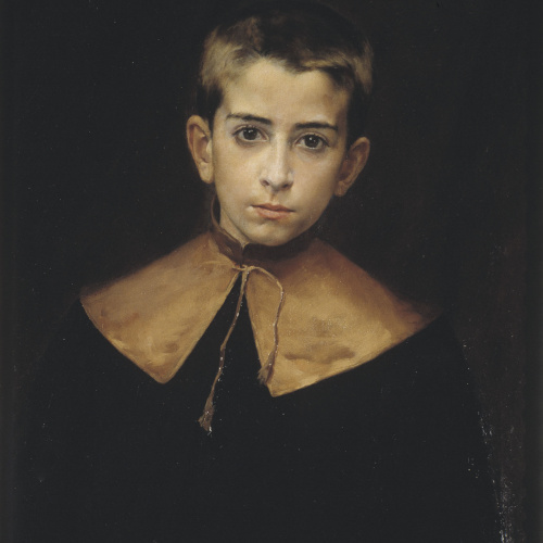image for: Antoni Fabrés - Retrat del nen Bruno Quadros - Cap a 1883