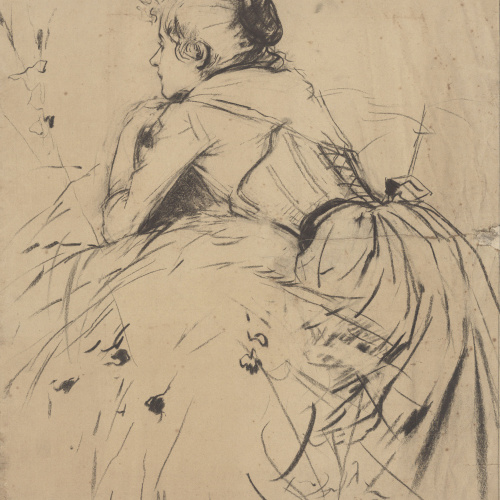 image for: Arcadi Mas i Fondevila - Figura femenina - Cap a 1890-1900