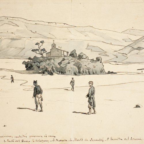 image for: Josep Lluís Pellicer - Poveña. Vistas de las posiciones carlistas - Cap a 1872-1876