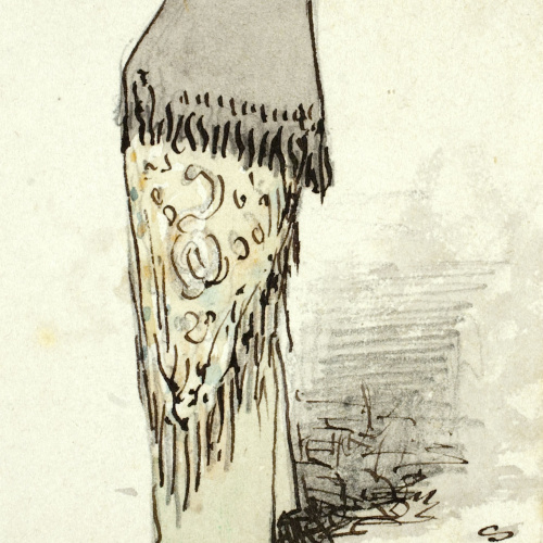 image for: Modest Urgell - La senyora Caterina - Cap a 1864