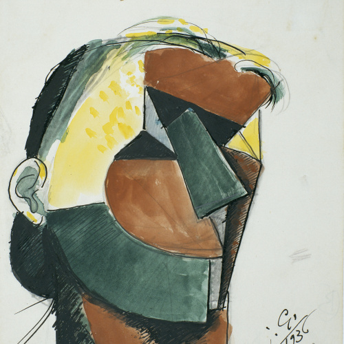 image for: Juli González - Cara acolorida (Visage coloré) - 1936