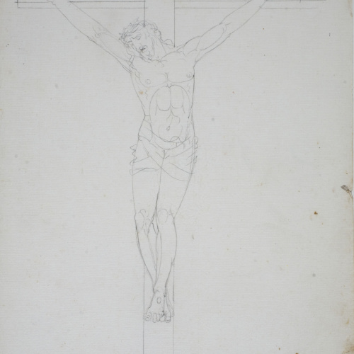 image for: Josep Bernat Flaugier - Crucifixió - Cap a 1807