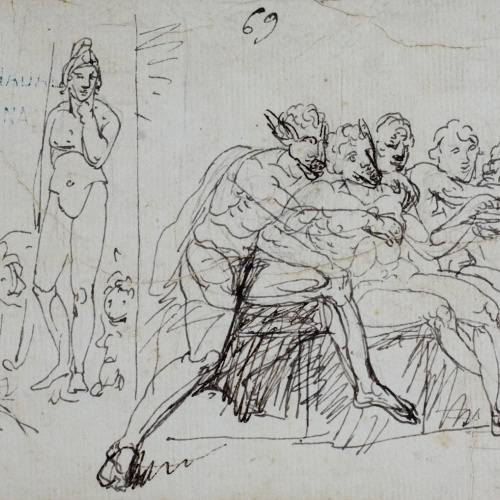 image for: Josep Bernat Flaugier - Estudi d&#039;escenes mitològiques - Cap a 1800-1812