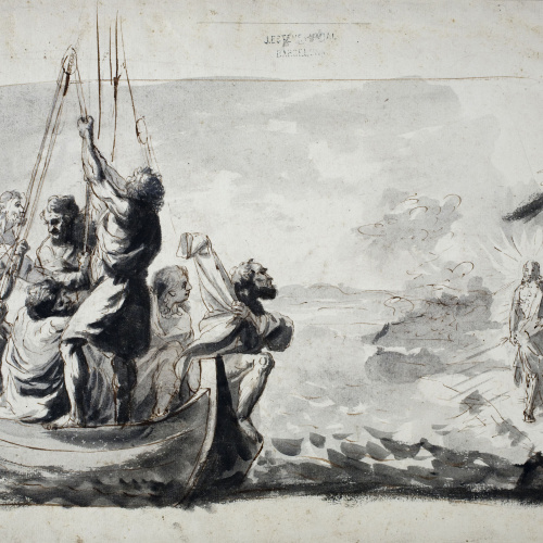 image for: Josep Bernat Flaugier - Aparició de Jesús als deixebles - Cap a 1790-1800