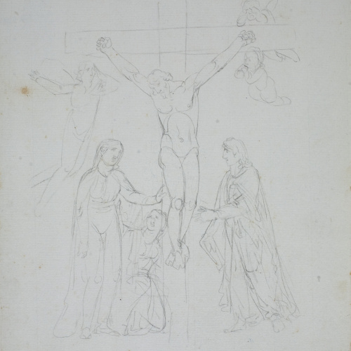 image for: Josep Bernat Flaugier - Crucifixió amb les Maries i sant Joan al peu de la creu - Cap a 1807