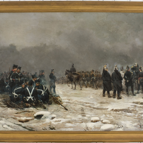 image for: Josep Cusachs - Batalla d&#039;Arlaban - 1888