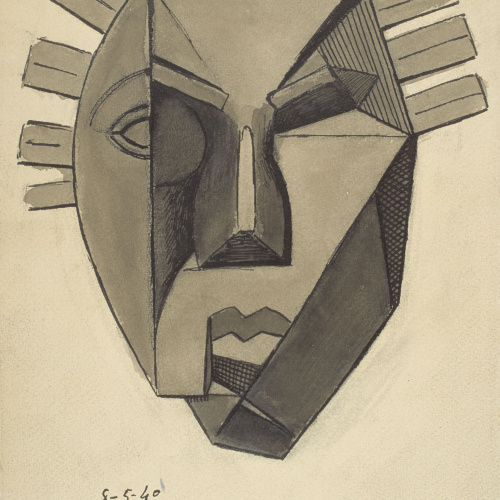 image for: Juli González - Màscara austera (Masque rigoreux) - 1940