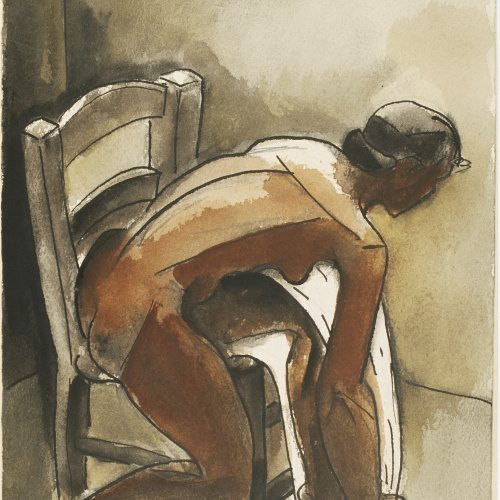 image for: Juli González - Noia que es renta (Jeune femme se lavant) - 1940
