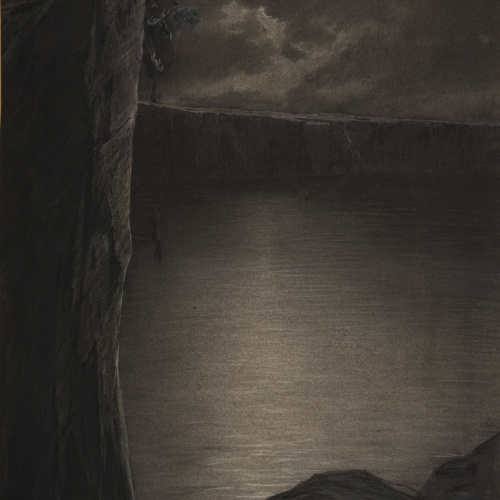 image for: Antoni Fabrés - Le lac de la mort - Cap a 1900