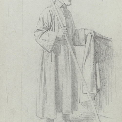 image for: Claudi Lorenzale - Figura masculina - Cap a 1850-1870