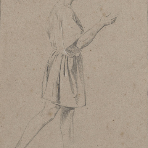 image for: Claudi Lorenzale - Figura masculina - Cap a 1850-1870