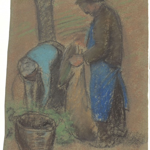 image for: Juli González - La recol·lecció de pomes (Le ramassage de pommes) - Cap a 1919-1920