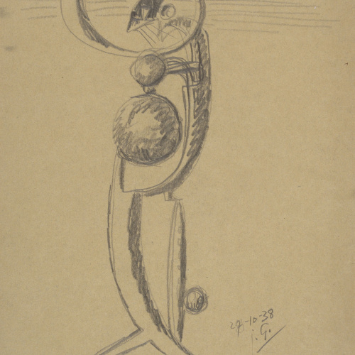 image for: Juli González - Personatge amb tres boles - 1938