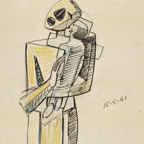 image for: Juli González - Maternitat del nen a la creu (Maternité a l&#039;enfant à la croix) - 1941