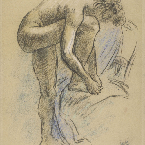 image for: Juli González - Nu de perfil amb cadira (Nu de profil à la chaise) - Cap a 1910-1914