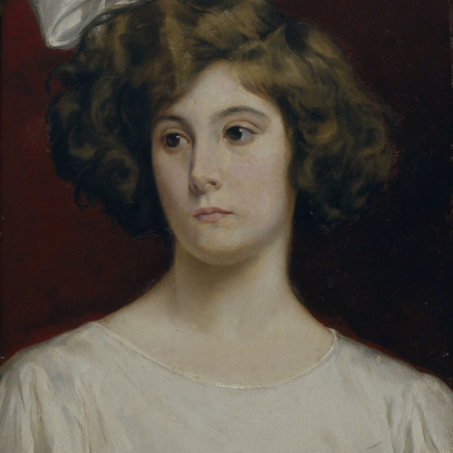 image for: Antoni Fabrés - Retrat de nena - 1912