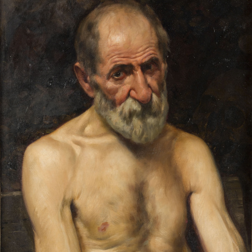 image for: Antoni Fabrés - L&#039;avi - Cap a 1910