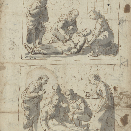 image for: Josep Bernat Flaugier - Mort d&#039;un sant - Cap a 1790-1800