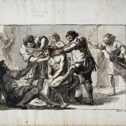 image for: Josep Bernat Flaugier - Coronació d&#039;espines - Cap a 1790-1800