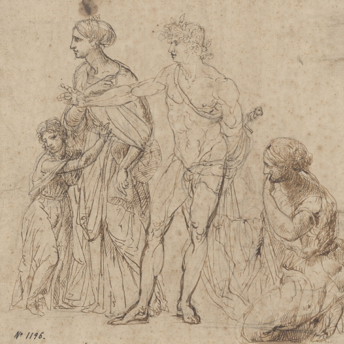 image for: Josep Bernat Flaugier - Martiri de santa Juliana i santa Semproniana [?] - Cap a 1800-1812