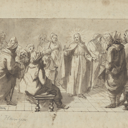 image for: Josep Bernat Flaugier - Jesús amb els doctors de la llei - Cap a 1800-1812
