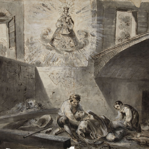 image for: Josep Bernat Flaugier - Aparició de la Mare de Déu - Cap a 1800-1812