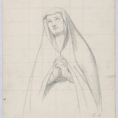image for: Claudi Lorenzale - Mater Dolorosa - Cap a 1850-1870