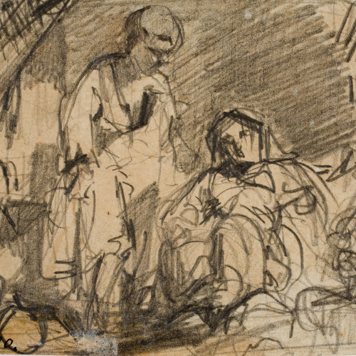 image for: Ramon Martí i Alsina - Estudi d&#039;una composició - Cap a 1850-1855