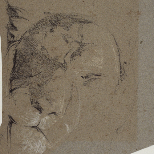 image for: Ramon Martí i Alsina - Estudi d&#039;un cap de lleona - Cap a 1862