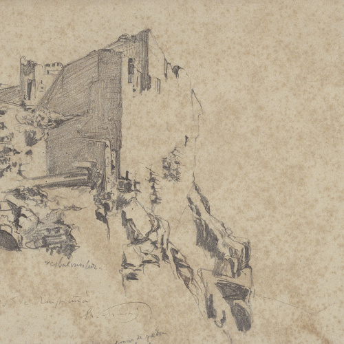 image for: Ramon Martí i Alsina - Castell de l&#039;Eramprunyà - Cap a 1850-1855