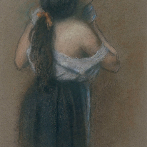 image for: Juli González - Dona rentant-se (Femme se lavant) - 1914-1917