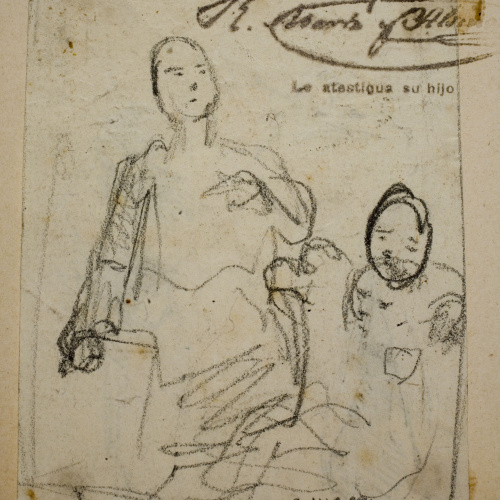 image for: Ramon Martí i Alsina - Estudi de figures femenines - Cap a 1860-1870