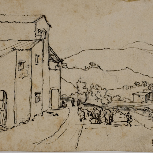 image for: Ramon Martí i Alsina - Entrada al poble del Figaró - 10 de Setembre de 1852