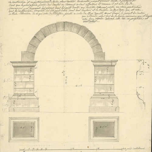 image for: Jean-Baptiste Réville - Arc triomfal de Cabanes (València) - Cap a 1801-1803