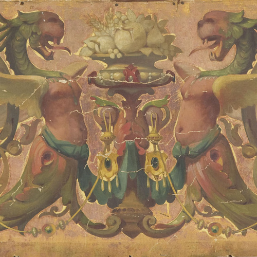 image for: Anònim - Pintura amb motius grotescos - Primer quart del segle XIX