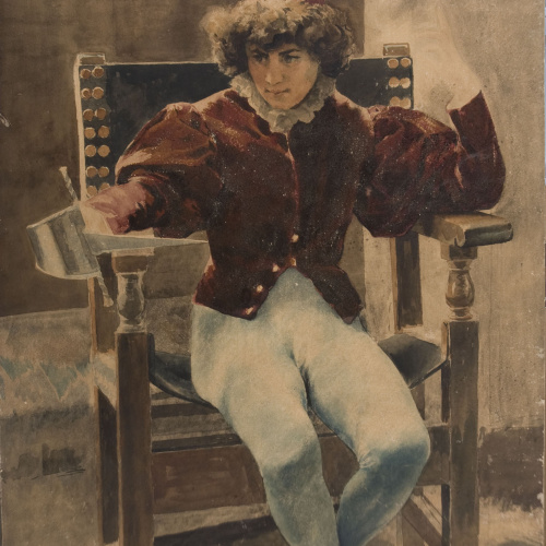 image for: Antoni Fabrés - Jurant venjança - Cap a 1896-1897