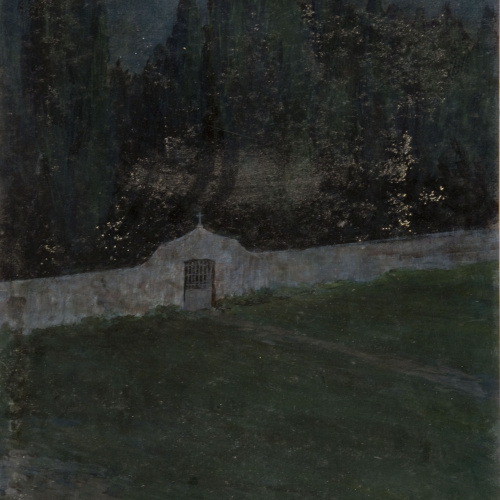 image for: Antoni Fabrés - Cementiri - Cap a 1885