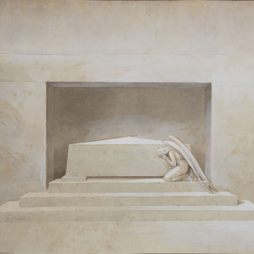 image for: Antoni Fabrés - Projecte de monument funerari - Cap a 1910