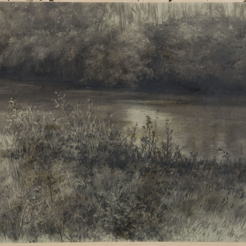 image for: Antoni Fabrés - Paisatge - Cap a 1880